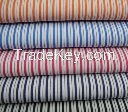 100%Cotton Yarn Dyed Colorful fine quality shirting Fabric 