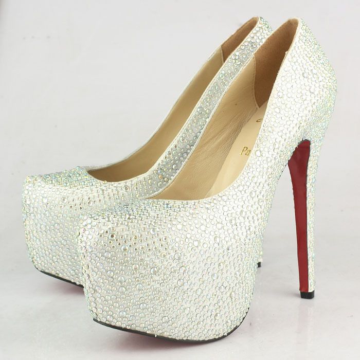 High-heeled lady shoes