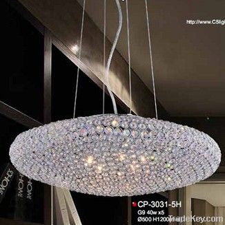 K9 crystal chandelier-oval