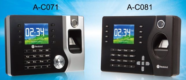 A-C071 & A-C081 Fingerprint Time Attendance Recorder