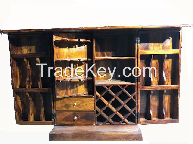 Solid wood bar counter