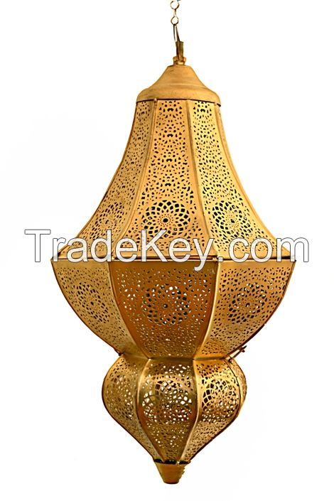 Brass hanging lamp attaractive bright light