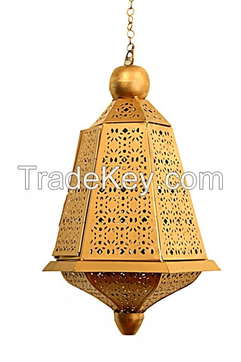 Brass hanging lamp attaractive bright light