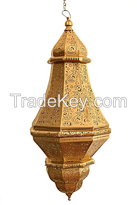 Brass hanging lamp attaractive bright light