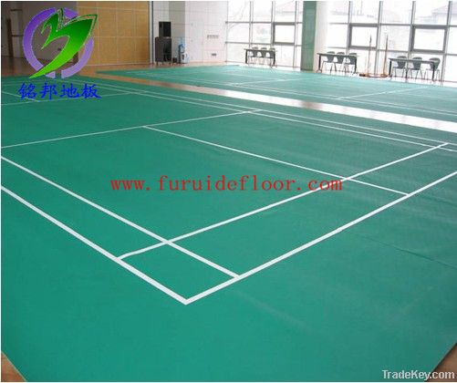 Pvc Sports Floor For Indoor Badminton