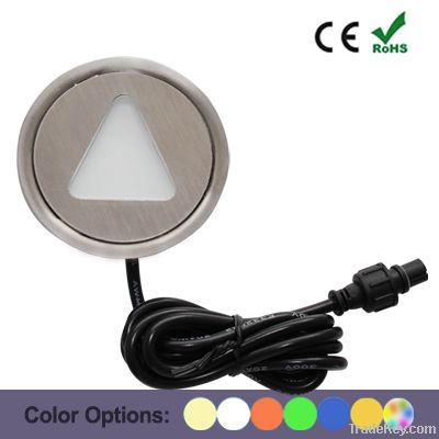 triangle fashion design stainless steel 12V LED Step Light