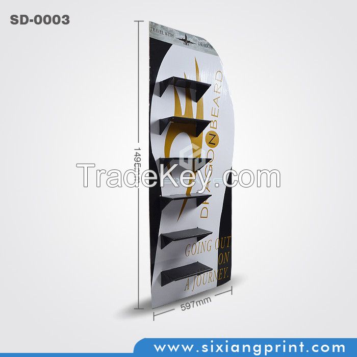 2015 new design pos material display cardboard standees display