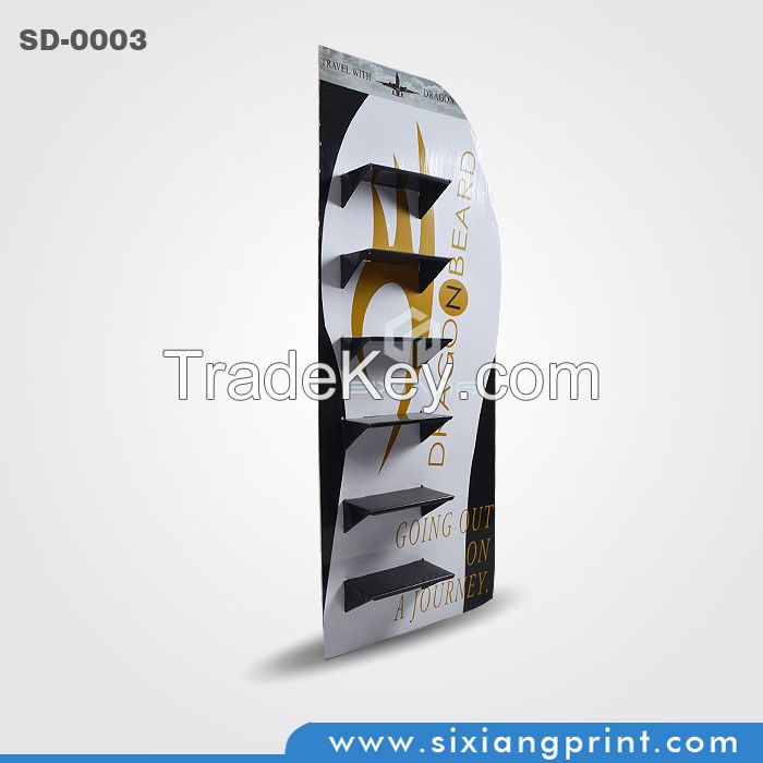 2015 new design pos material display cardboard standees display