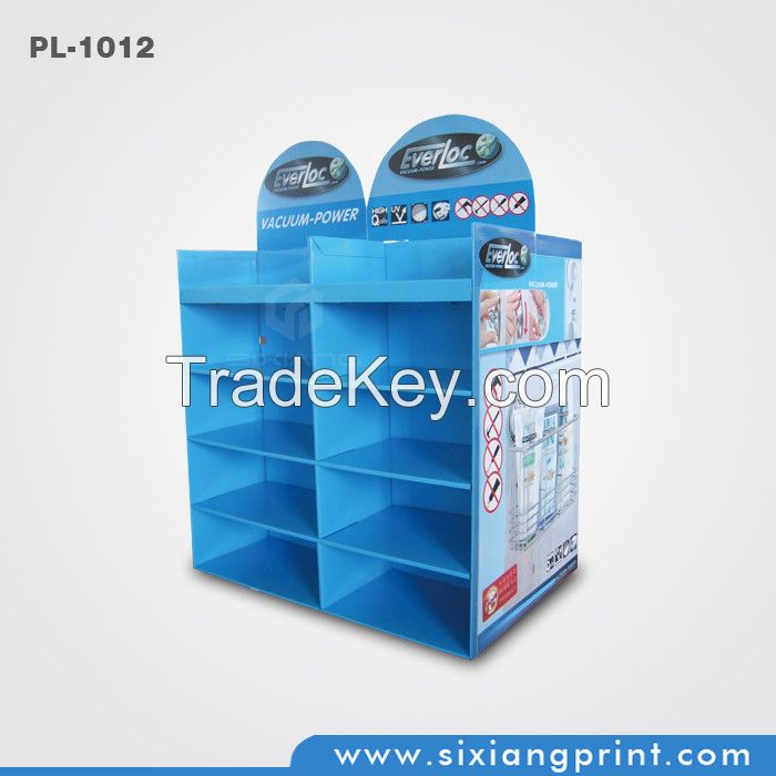 Supply high quality pos material corrugated point of purchase displays