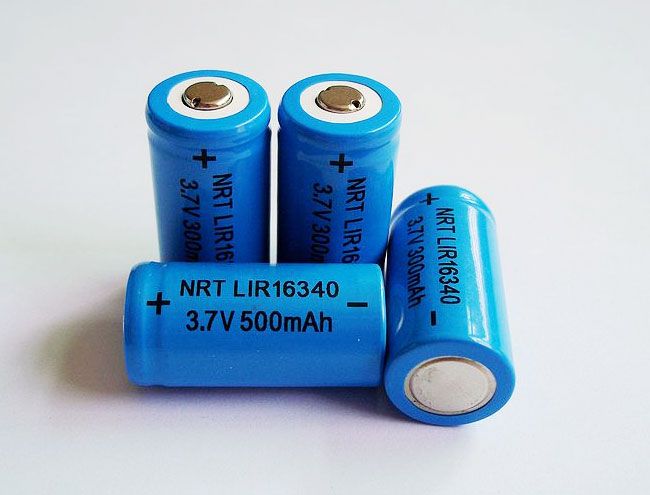 li-ion 16340 battery