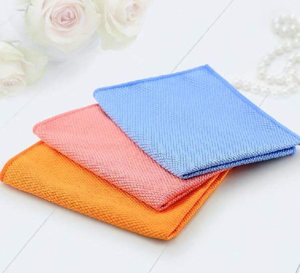 Diamonds 30*40cm Microfiber Wiper Cleaning Cloth/Car Cleaning Cloth Super Absorbant