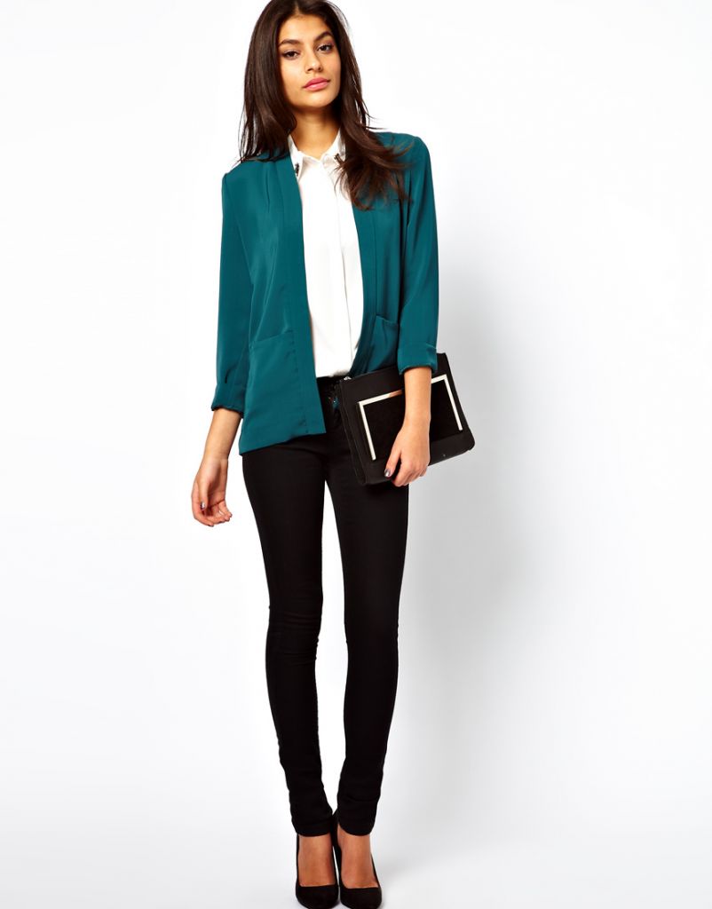 2014 Latest spring fashion casual long sleeve women blazer jackets