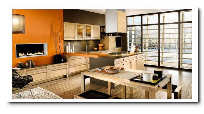 100% Solid Bamboo Kitchen Cabinet Design 