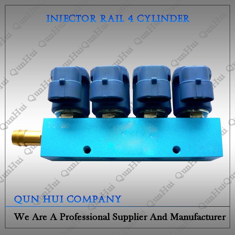 4 cylinder CNG/LPG Rail Injector