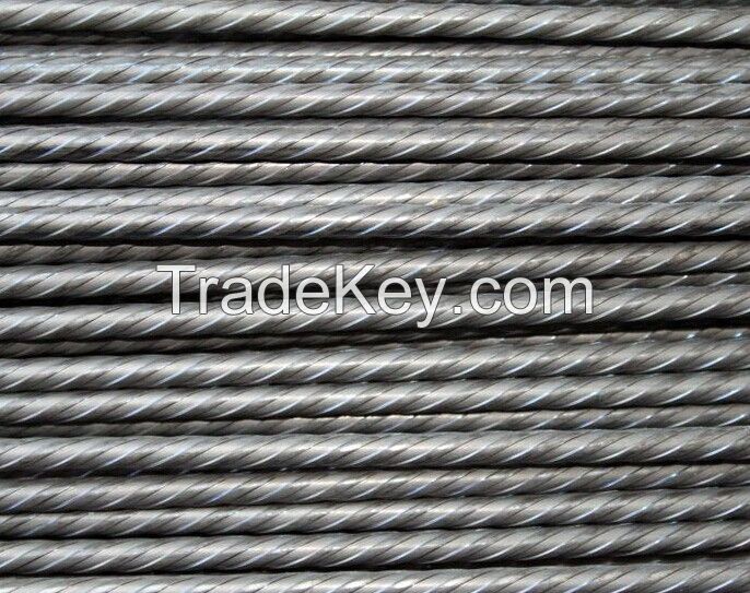 5MM 7MM 9MM Spiral Ribs Prestressed Wire for concrete sleeper