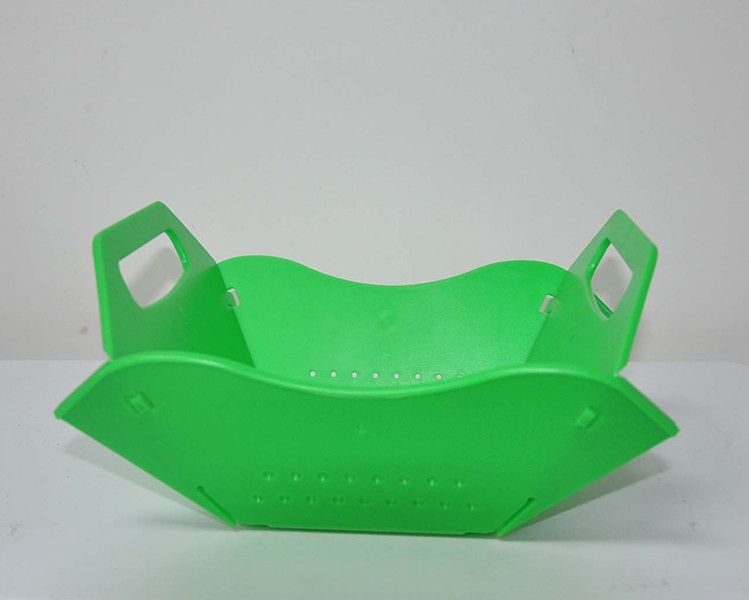 Chinese plastic folding vegetable /fruits dish size 15cm