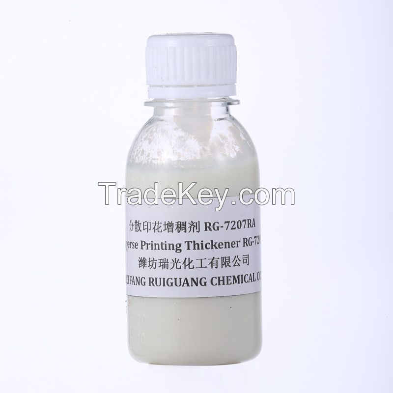 Textile printing thickener for disperse dye printing 