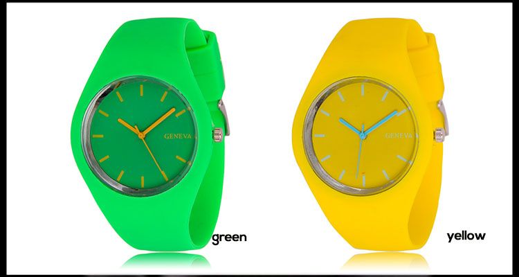 GE0643 New Arrival Simple Design Fashion Silicone Quartz Asian Wrist Watch 