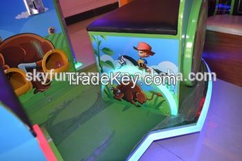 Hot selling West cow boy lottery game machine/arcade lottery game machine