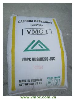 Coated calcium carbonate VMC1 for plastics industry