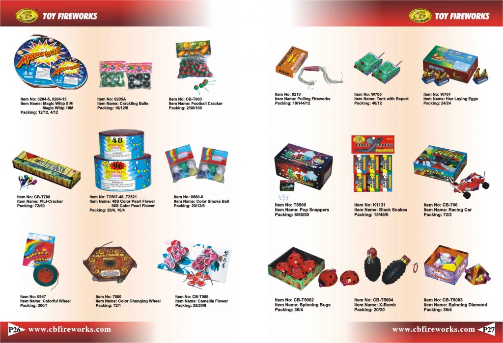 toy fireworks w705 from china