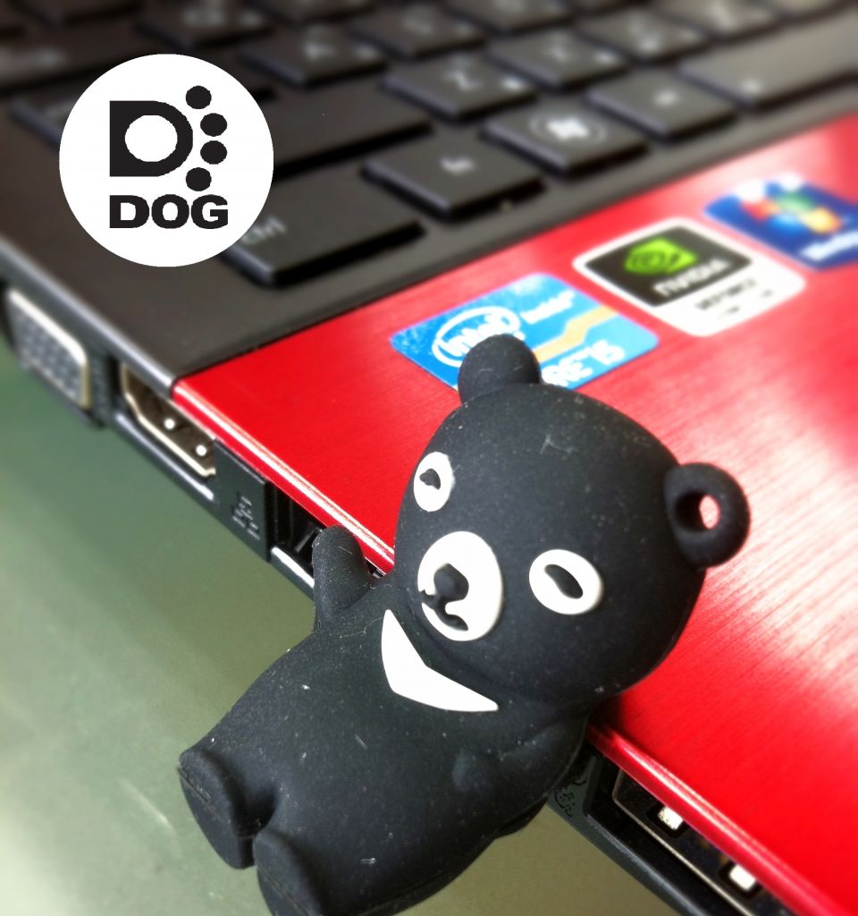 Cute Bear Shaped USB Flash Drives for Promotion Gifts