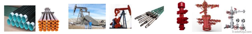 series oil pipe;pumping unit ; sucker rod pump; wellhead & X-mas tree
