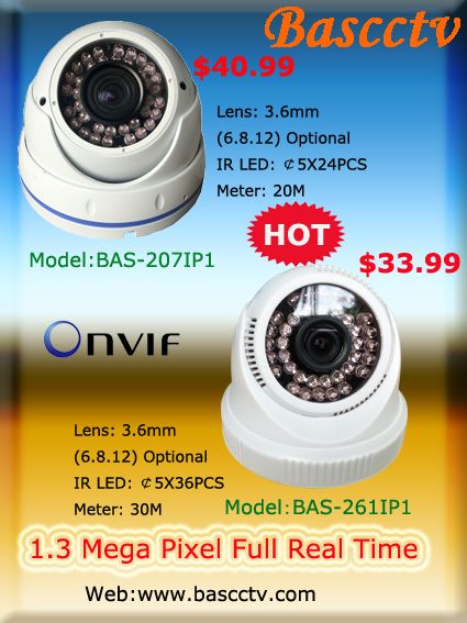 New design IP cameras with competitive prices