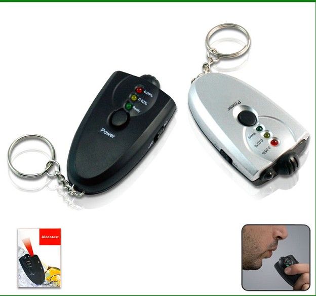 LCD indication Digital Alcohol Breath Tester with keychain