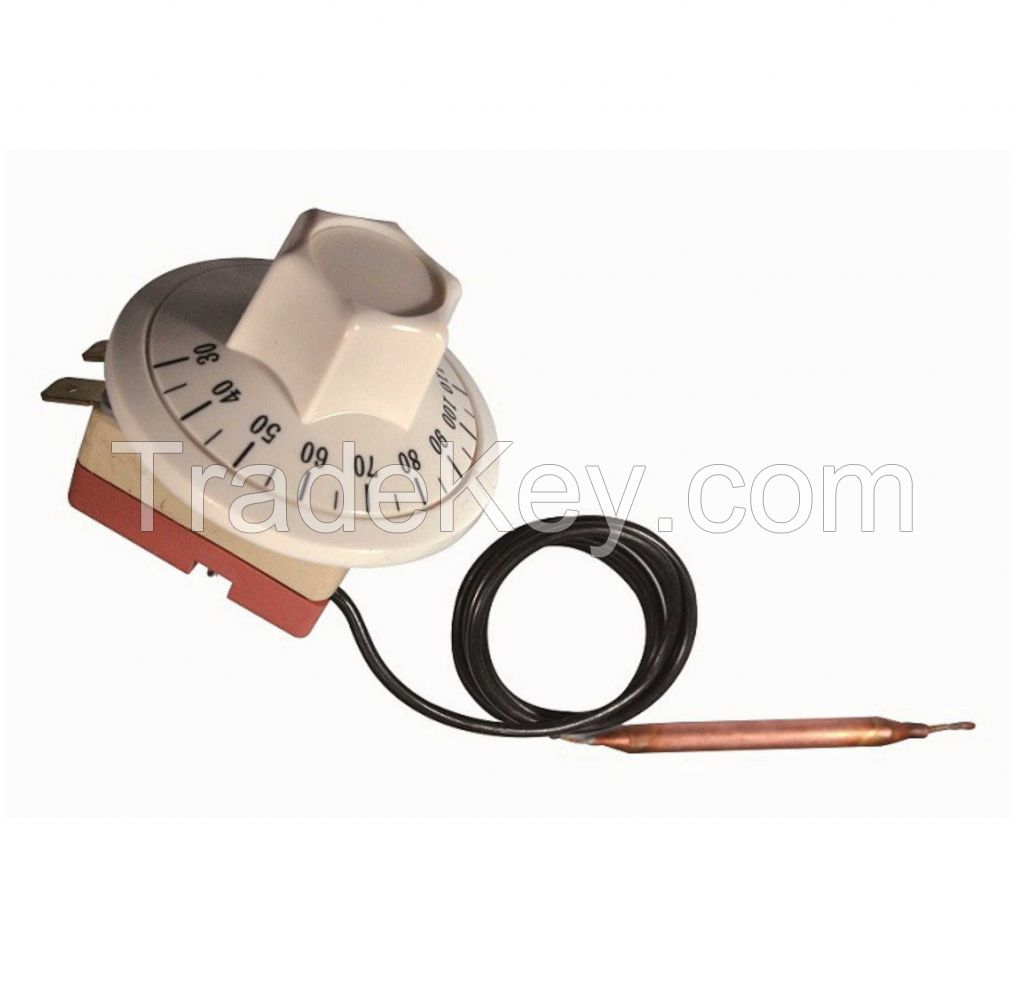 High Temperature Adjustable Manual Reset Capillary Tube Type Capillary Thermostat