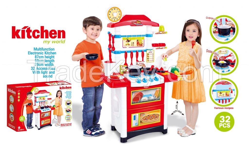 2015  Intelligent Child Kitchenware Playing Set Toys