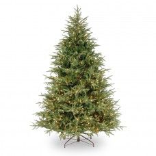 7 1/2' "Feel-Real" Frasier Grande Hinged Tree with 1000 Clear Lights