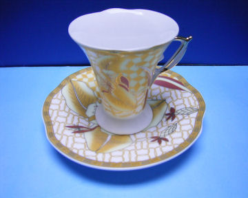 Porcelain Coffee Cup And Saucer