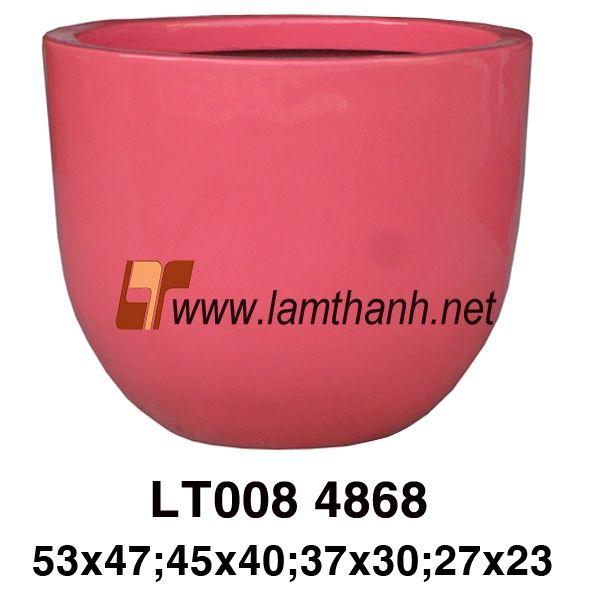 Glossy Colorful Decorative Plant Pot