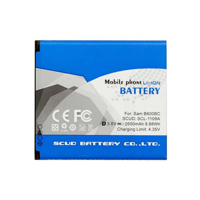 SCUD Mobile Phone Battery for Samsung Galaxy S4 i9500 2600mAh