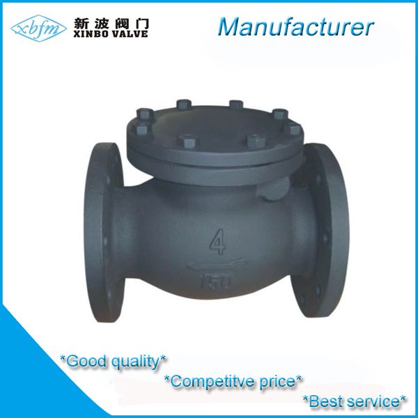 Manufactuer-Cast iron,ductile iron check valve,swing check valve,flange end.