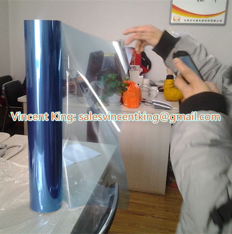 pet blue Film for gift packing