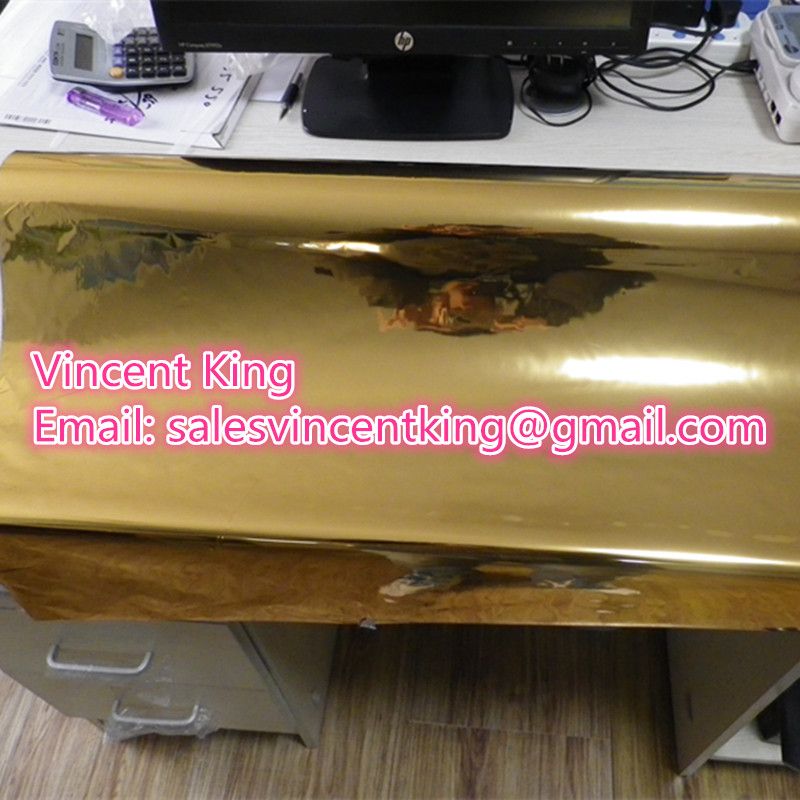 golden VMPET film for gift packing