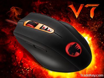 High-end 8d laser mouse gaming with Avago3050 IC and 5000DPI changable