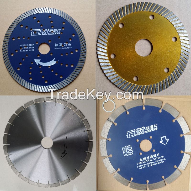 115mm 125mm 14 inch 350mm dry turbo diamond saw blade for granite stone cutting