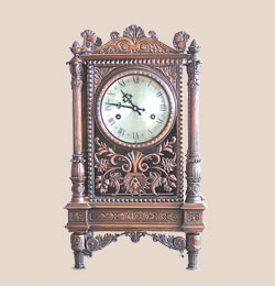 art bronze clock