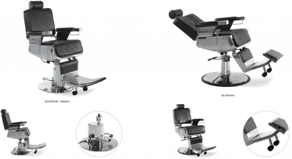 Barber chair of salon equipment