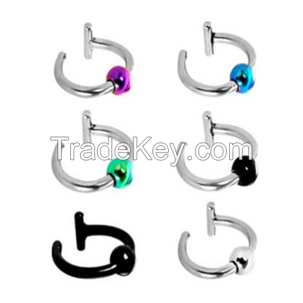 Fashion Top selling piercing jewelry Nose Ring  tiny nose rings body jewelry
