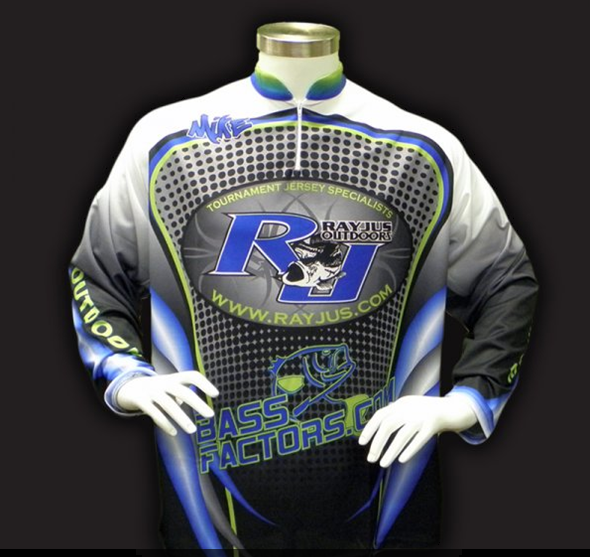 Custom Fishing Jersey With Sublimated Printing 