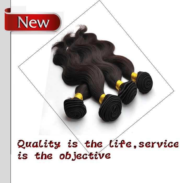 2014 fashion beauty hair weft 8"-33" can be custom colors and Can be dyed deep color or Light color.