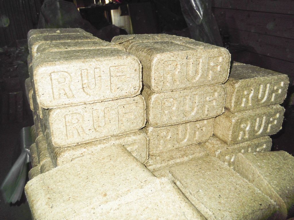 Wooden fuel briquettes RUF