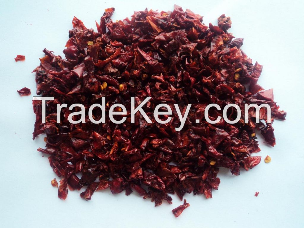 Chinese 2014 crops air dried sweet red bell pepper granules