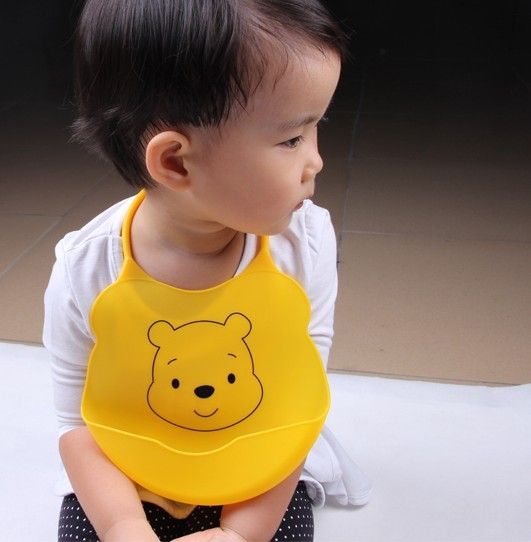 Hot Selling New Style Cute Silicone Baby Bibs