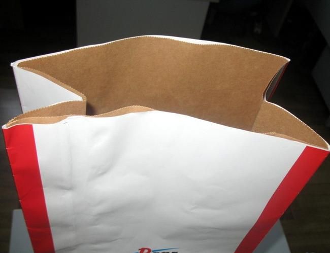 Environmental protection Kraft Paper Bag with non-toxic A004