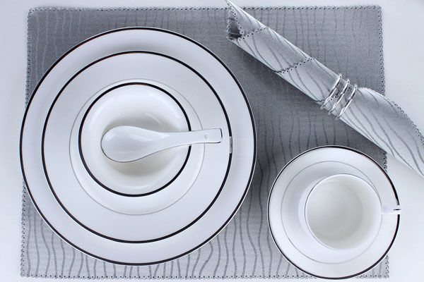 20 pcs square dinner set with fashion design,porcelain and bone china option